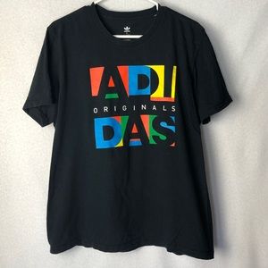 Adidas Originals color block logo T-shirt
